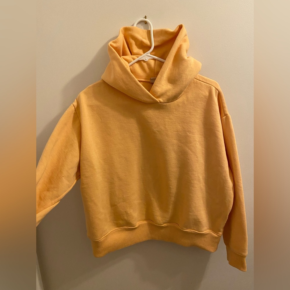 Orange hoodie from target size m